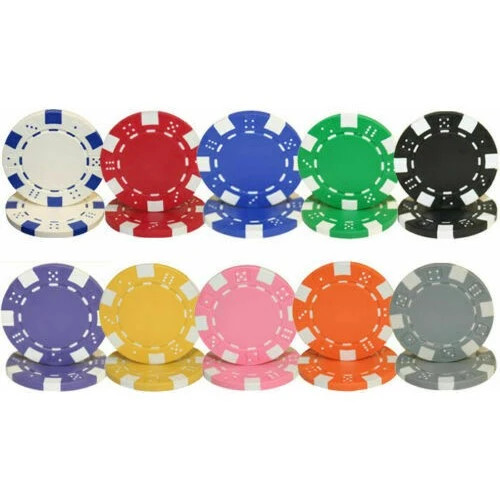 200 striped dice - dice, bulk
